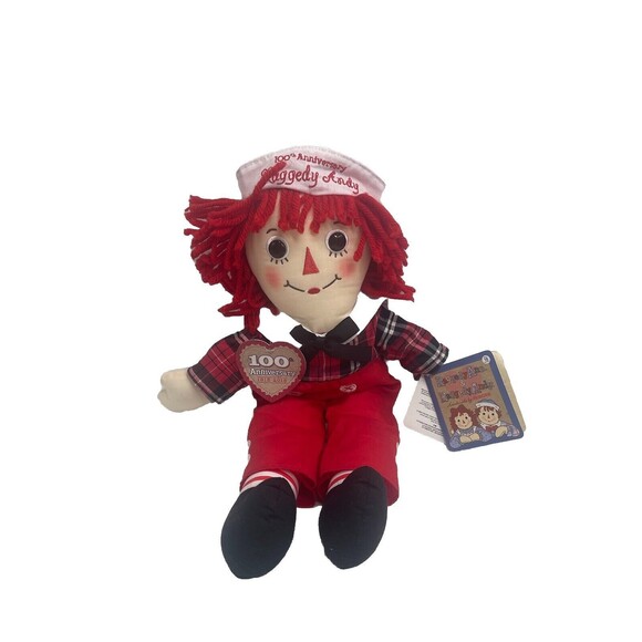 100h Anniversary Raggedy Andy 2015 Ann Dolls Handmade By Aurora - Picture 6 of 16